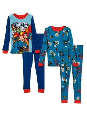 Boys Toddler Kids Super Hero Cotton Pyjamas PJ/'s Sleepwear T-shirt Costume Set